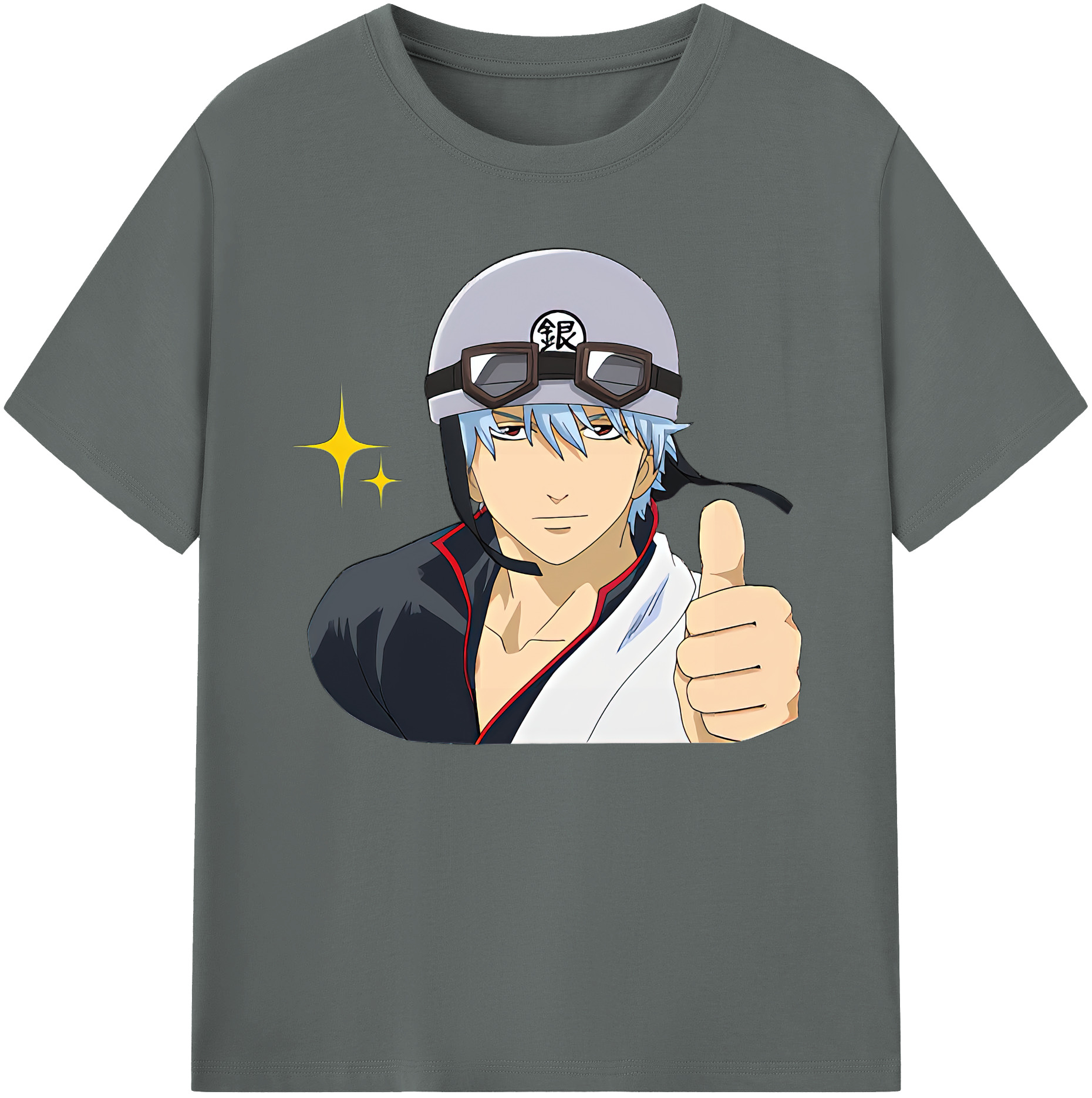 （画像用） ぎんたま 坂田銀時（さかたぎんとき） 神楽 志村新八（しむら しんぱち） GINTAMA Sakata Gintoki Kagura Shimura Shinpachi 綿100％ メンズ半袖Tシャツ｜肌触りやわらか＆通気性